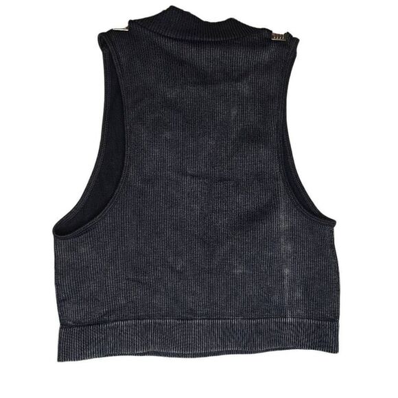 Aeropostale Seriously Soft Seamless High Neck Crop Top - Picture 2 of 5